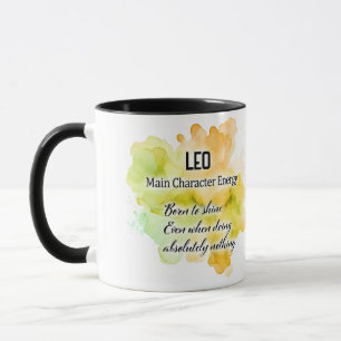 Taza Rasgos lindos del signo zodiacal / Envoltura de Le