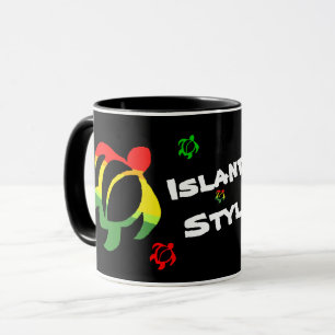 Taza Rasta Honu al estilo de la isla de LineA