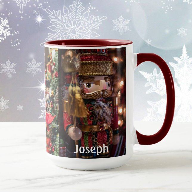 Taza Rastreador Añadir nombre Navidades regalo de café (Subido por el creador)