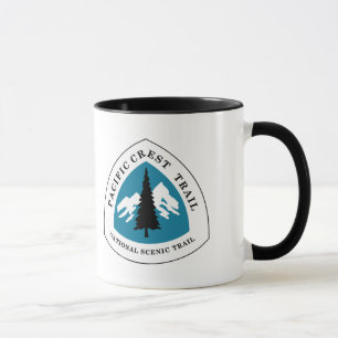 Taza Rastro pacífico del escudo