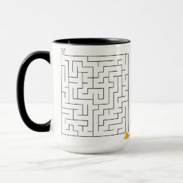 Taza Rata del ratón Cheese Maze Adventure Puzzle laberi