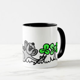 Taza Ratón Jugando En Chispas