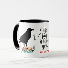 Taza Raven Inspirador - Tótem de animales espirituales