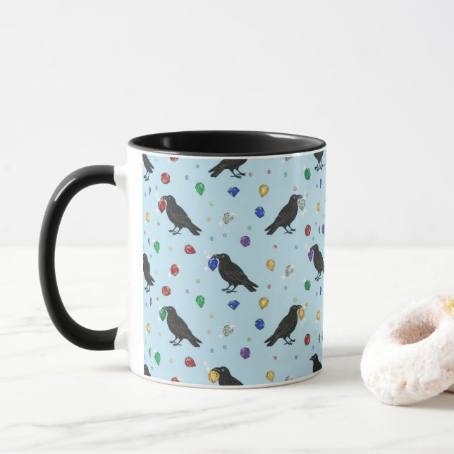 Taza Ravens with Jewels  (Con donut)