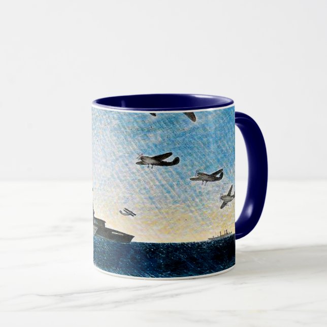 Taza Ravilious - HMS Glorioso en el Ártico (Anverso derecho)