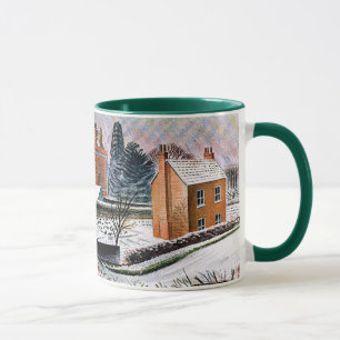 Taza Ravilious - Vicarage en invierno, arte fino Mug