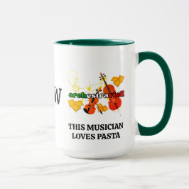 Taza Ravioli MÚSICOS QUE AMAN el Monograma PASTA