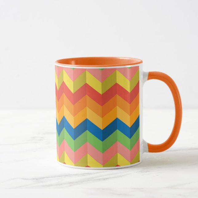 Taza raya en zigzag (Derecha)
