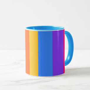 Taza Rayas arcoiris