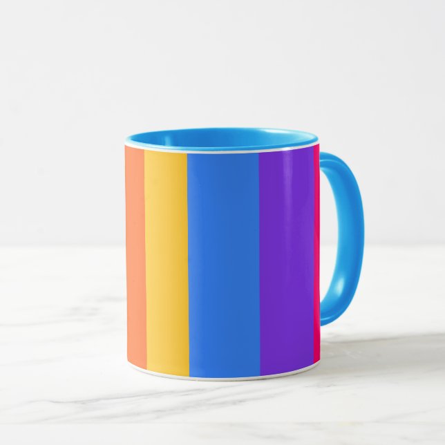Taza Rayas arcoiris (Anverso derecho)