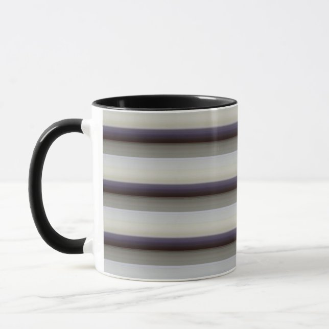Taza Rayas azules grises de época (Izquierda)