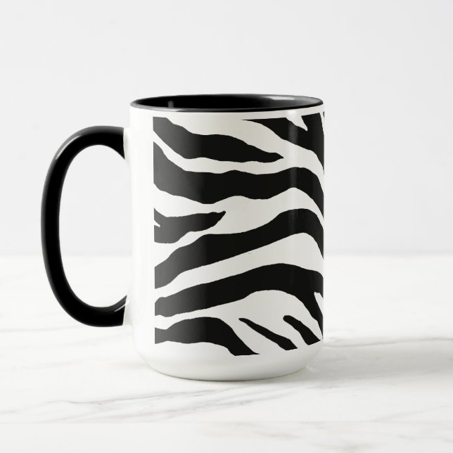Taza Rayas de cebra (Izquierda)