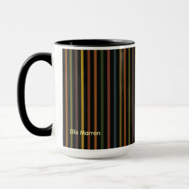 Taza Rayas de cinta opacas