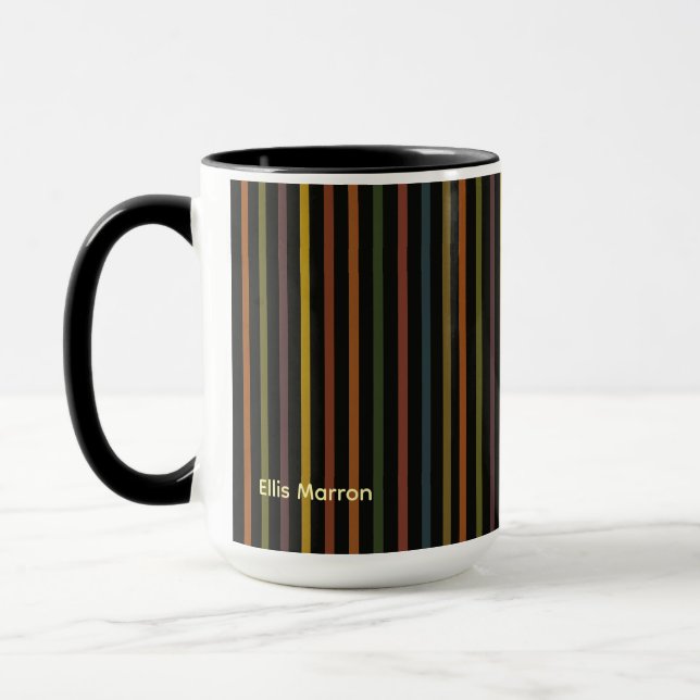 Taza Rayas de cinta opacas (Izquierda)