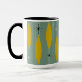 Taza Rayas de Starbursts de los óvalos de los mediados