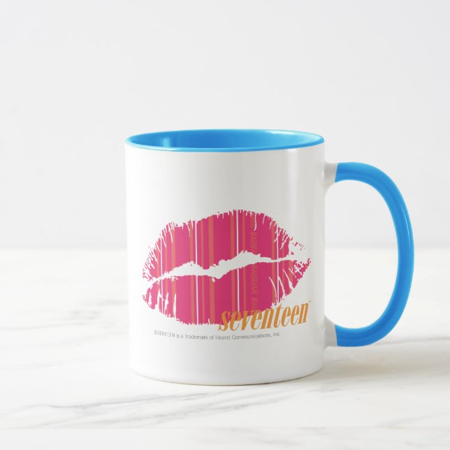 Taza Rayas finas magentas (Derecha)