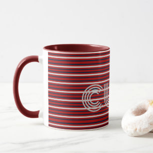 Taza Rayas Monograma Modernas 