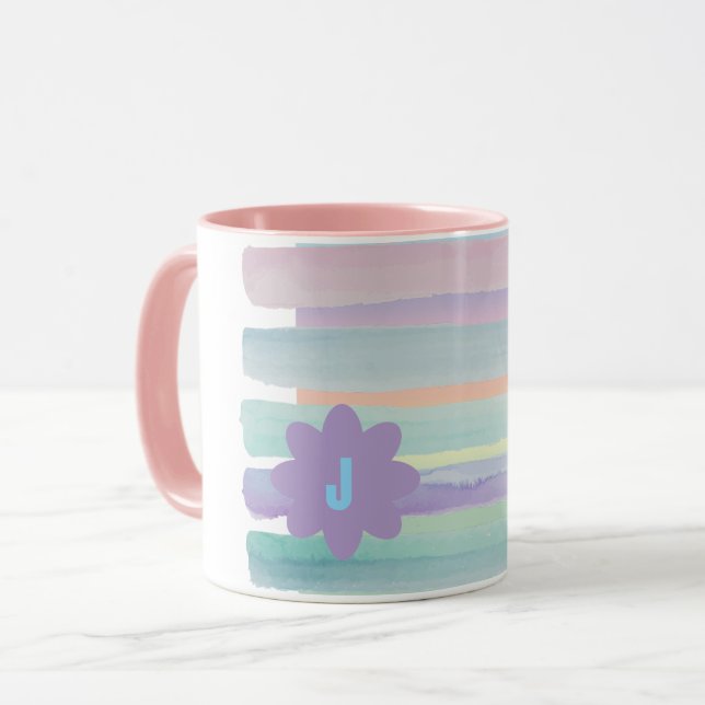 Taza Rayas Pastel (Anverso izquierdo)