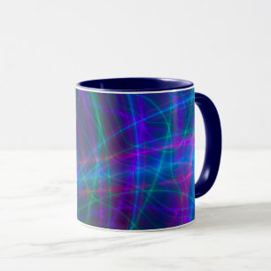 Taza Rayos multicolores brillantes