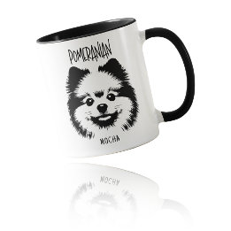 Taza Raza Pomerania Arte Pop Edgy Regalo Amante de Perr