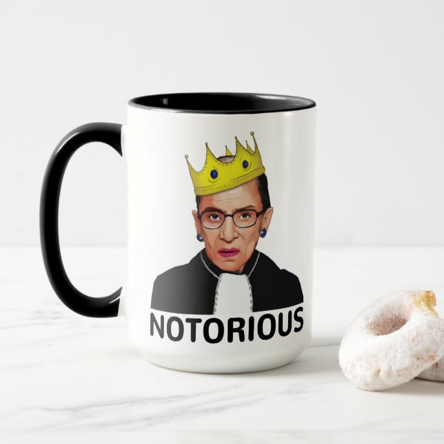 Taza RBG notorio Kamala Harris estoy hablando (Con donut)