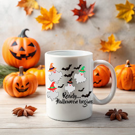 Taza "Ready, Halloween begins",