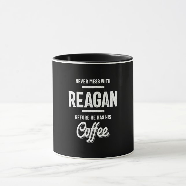 Taza Reagan Name Funny (Centro)