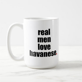 Taza real de Havanese del amor de los hombres