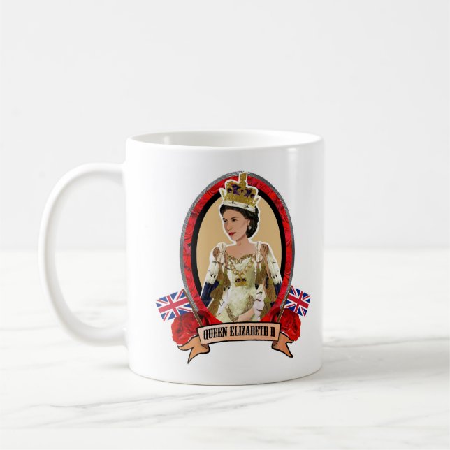 Taza real de la reina Elizabeth II (Izquierda)
