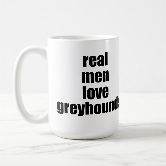 Taza real de los galgos del amor de los hombres (Izquierda)
