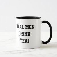 Taza real del té de la bebida de los hombres