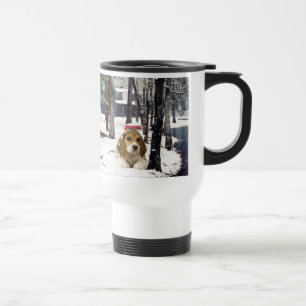 Taza real del viaje de la nieve del beagle