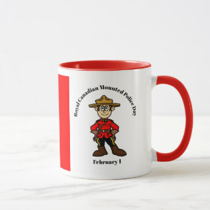 Taza Real Mug del Día de la Policía Montada de Canadá