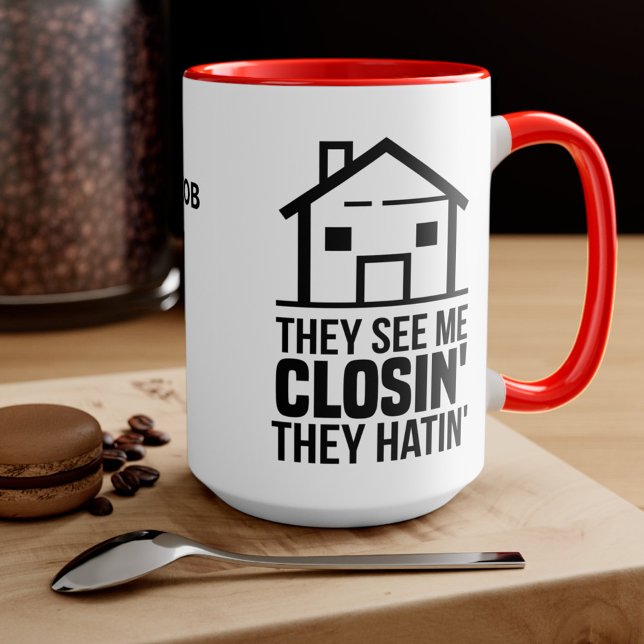 Taza Realtor Personalizado Que Me Ven Cerrando La Propi (Subido por el creador)