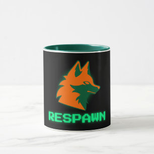 Taza REAPARECER – Logo de Neon Gamer Fox