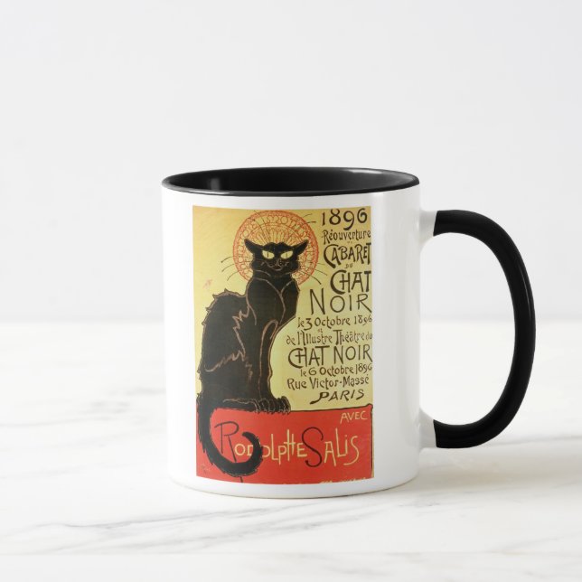 Taza Reapertura del cabaret Noir de la charla, 1896 (Derecha)