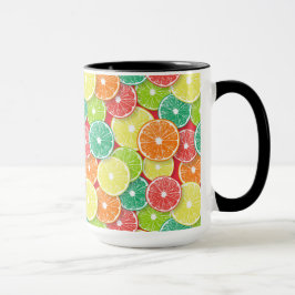 Taza Rebajas de cítricos pop art 2