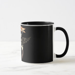 Taza rebelde del cráneo