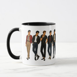 Taza Rebelde del Rockabilly de los 50