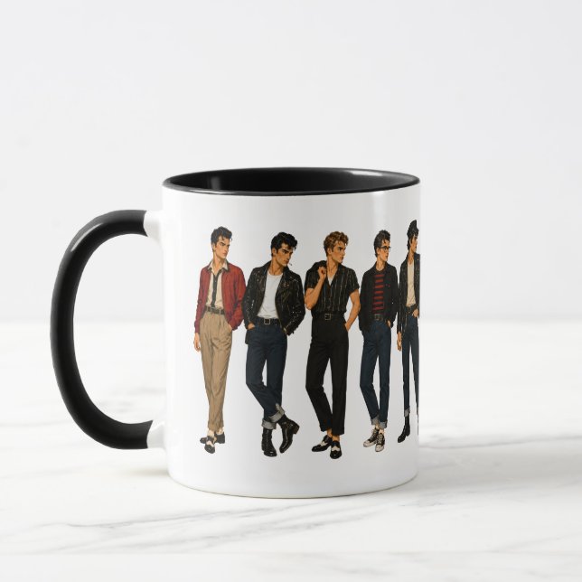 Taza Rebelde del Rockabilly de los 50 (Izquierda)