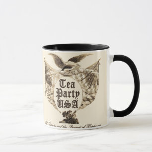 Taza Rebelión de la fiesta del té de los E.E.U.U.