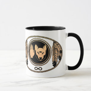Taza Rebellion Cup Wolf Nativo Art Metis Coffee Mugs
