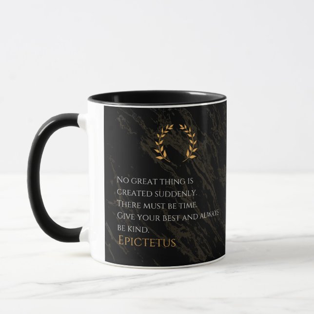 Taza Receta para la grandeza de Epictetus (Izquierda)