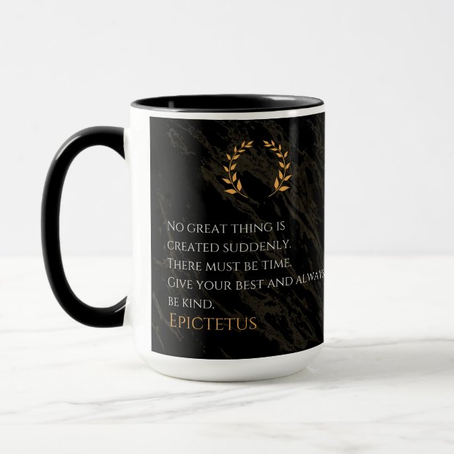 Taza Receta para la grandeza de Epictetus (Izquierda)