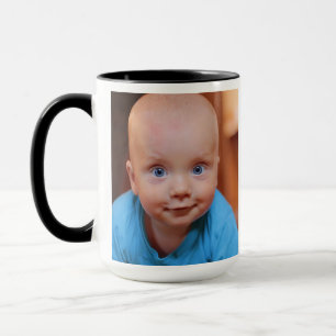 Taza RECIÉN NACIDO AGREGAR FOTO PERSONALIZADO Coffee Mu