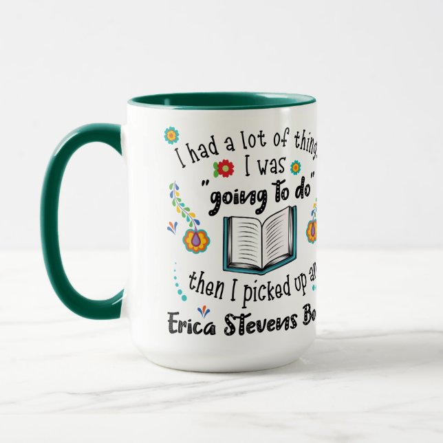 Taza Recogió Un Libro De Erica Stevens (Izquierda)