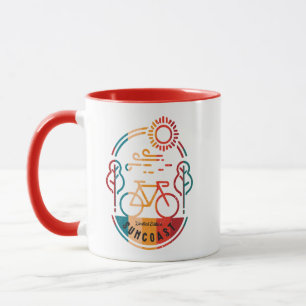 Taza Recorrido de ciclismo Retro Suncoast