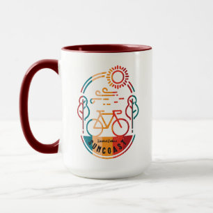 Taza Recorrido de ciclismo Retro Suncoast