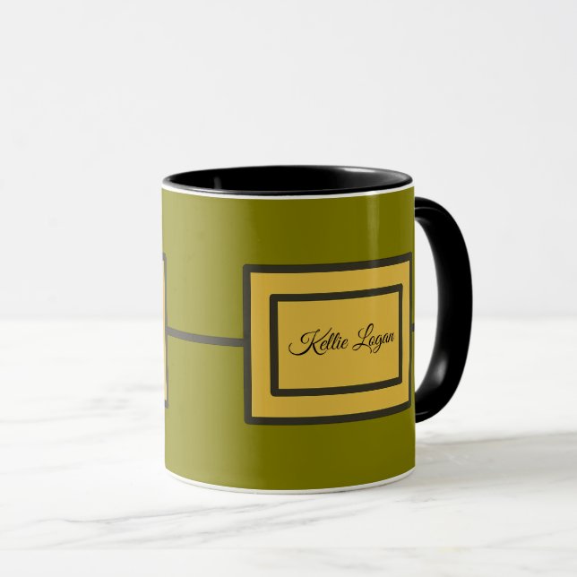 Taza Rectángulo enmarcado (Anverso derecho)