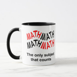 Taza Recuentos matemáticos ondulados